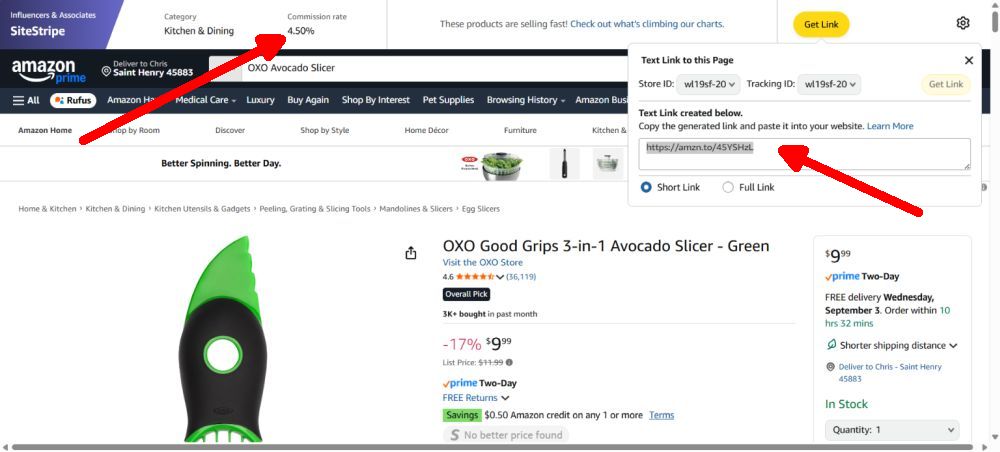 amazon site strip