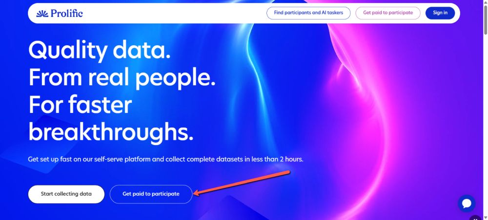 Prolific home page