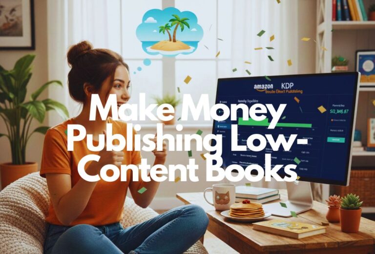 How to Make Money Publishing Low Content Books on Amazon KDP: Your Complete Step-by-Step Guide