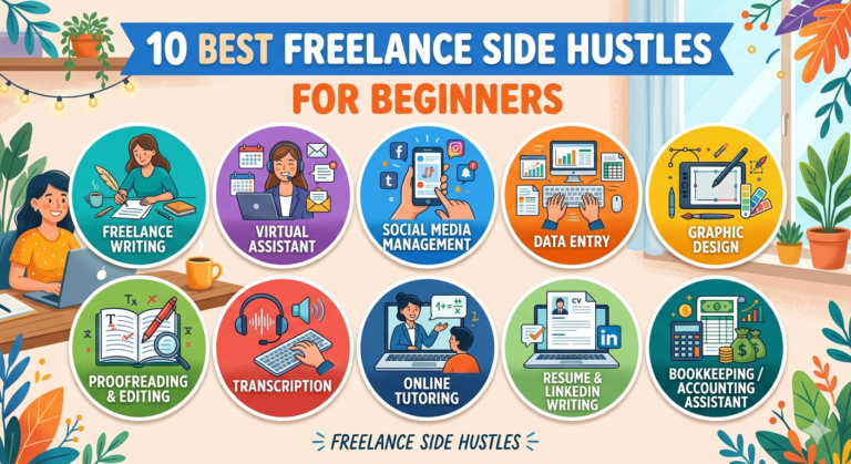 best freelance side hustles for beginner